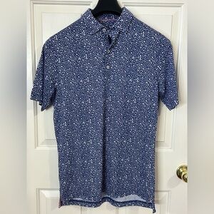 Johnnie-O Men’s Medium Floral Print Polo